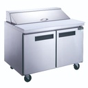 DSP48 2-Door Commercial Food Prep Table Refrigerator