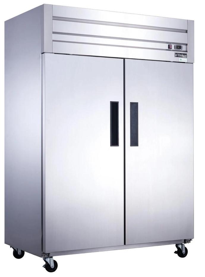 D55AR Top mount two solid door refrigerator